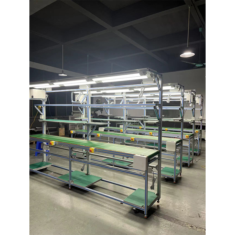 What makes a 3C conveyor line particularly suitable for the smooth transport of high-precision electronic products?